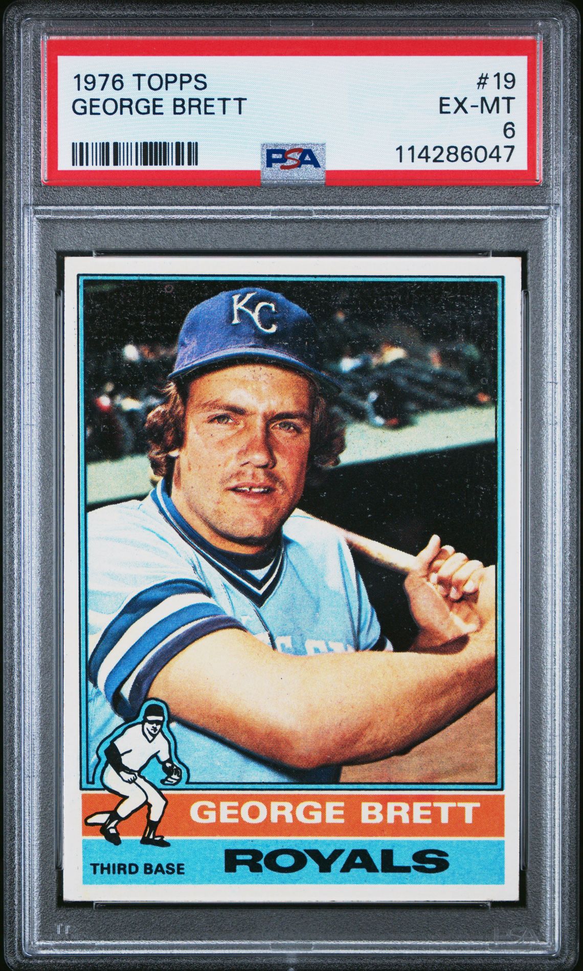 1976 Topps TOPPS #19 George Brett front