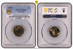 2010 $2 MS66