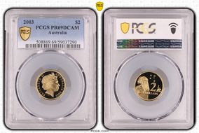 2003 $2 PR69DCAM