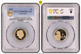 2003 $2 PR69DCAM
