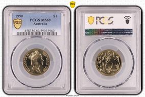 1990 $1 MS69