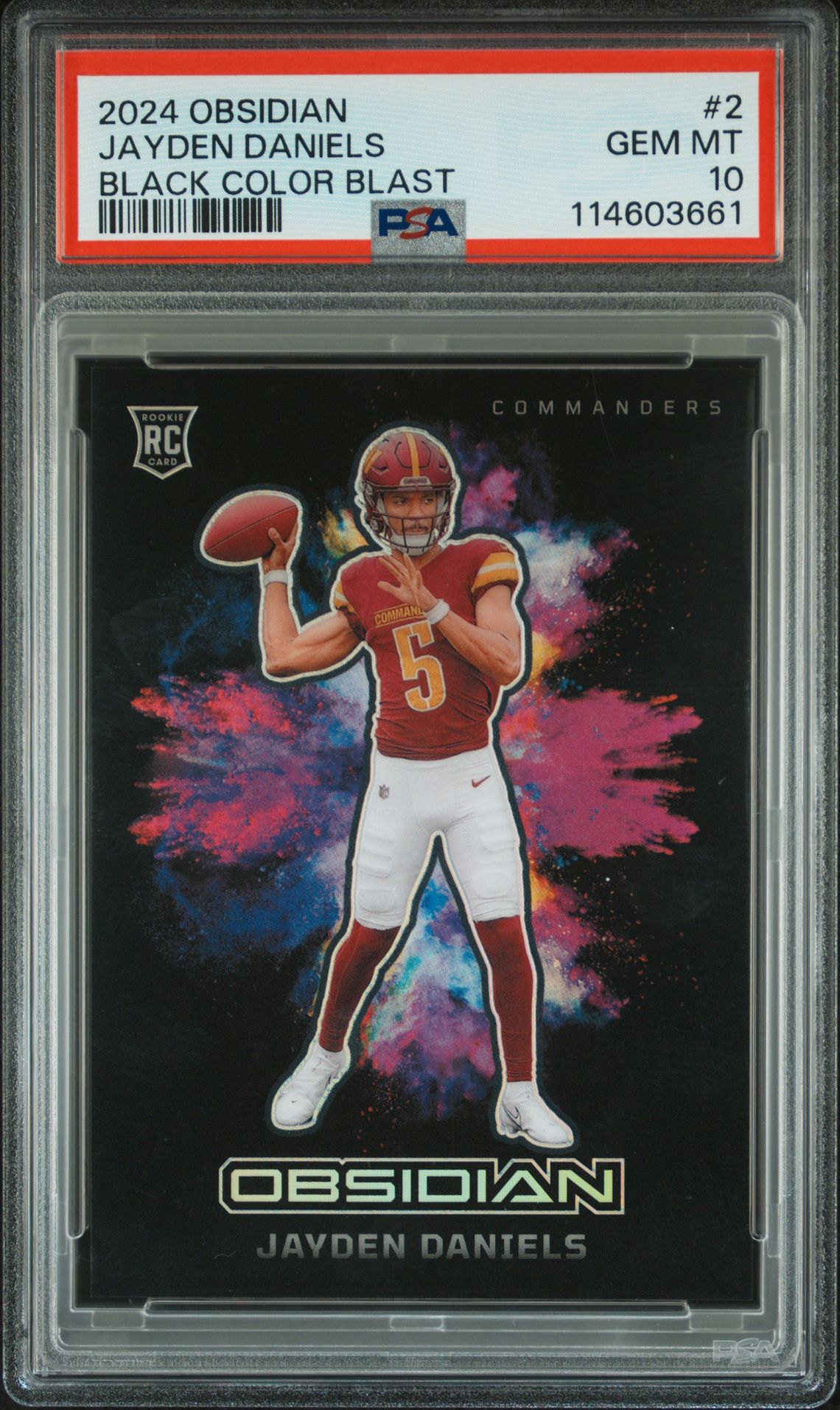 DANIELS PANINI OBSIDIAN BLACK COLOR BLAST 2024