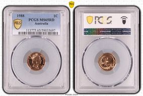 1988 1C MS65RD