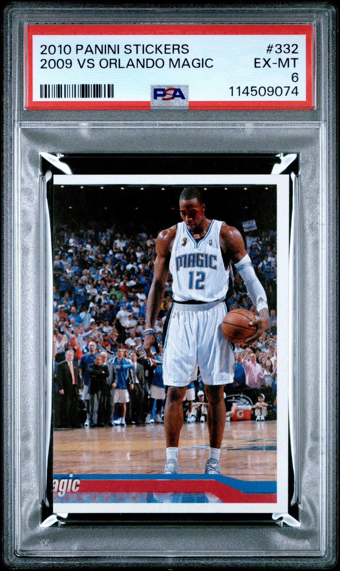 2010 Panini PANINI STICKERS #332 2009 Vs Orlando Magic front
