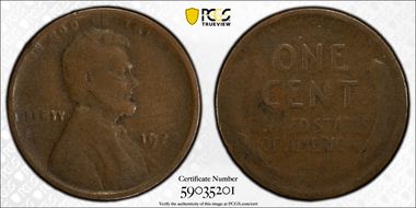 1922-D 1C Weak D VG10BN