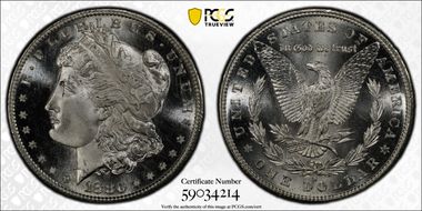 1880-S $1 MS67