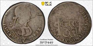 1812 Real Z1.2.1b Lg Bust 1R Obv F15