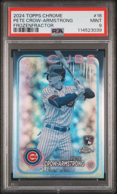2024 Topps TOPPS CHROME FROZENFRACTOR #16 Pete Crow-Armstrong front