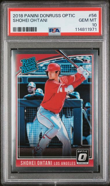 2018 Panini Donruss Optic VARIATION #56 Shohei Ohtani front