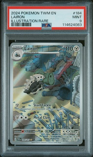 2024 Pokemon Twilight Masquerade Illustration Rare #184 Lairon front