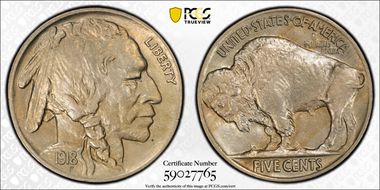 1918 5C AU58