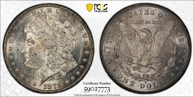 1879-S $1 VAM 9, Rev. of 1878 N1