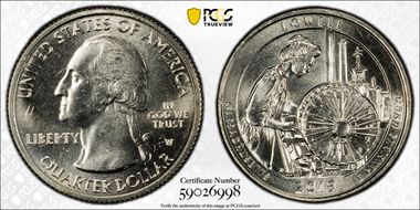 2019-W 25C Lowell NP MS66