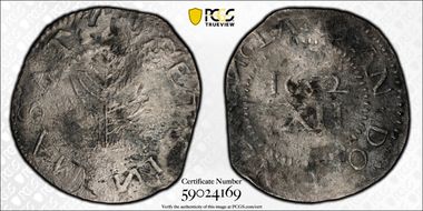 1652 Shilling Pine Tree, No Pellets N1