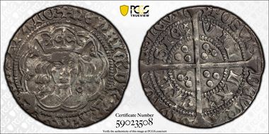 (1422-30) Groat S-1836 Calais XF40