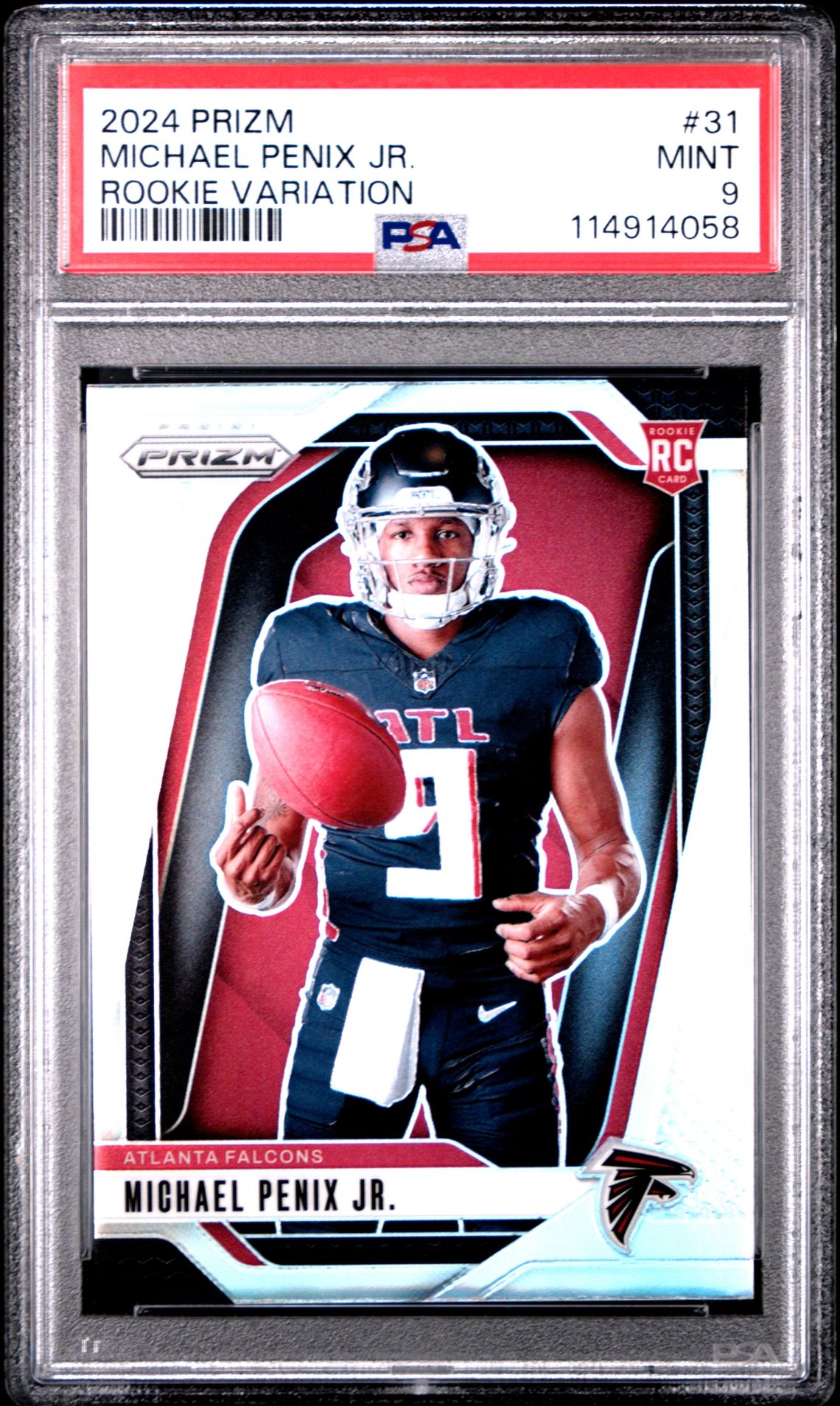 2024 Panini Prizm Rookie Variation Michael Penix Jr. #31 Mint 9 front