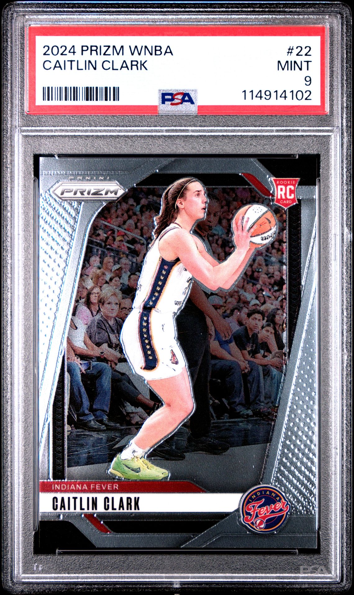 2024 Panini Prizm Wnba Caitlin Clark #22 Mint 9 front