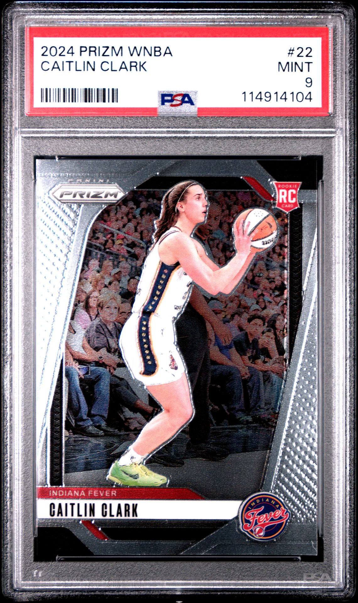 2024 Panini Prizm Wnba Caitlin Clark #22 Mint 9 front