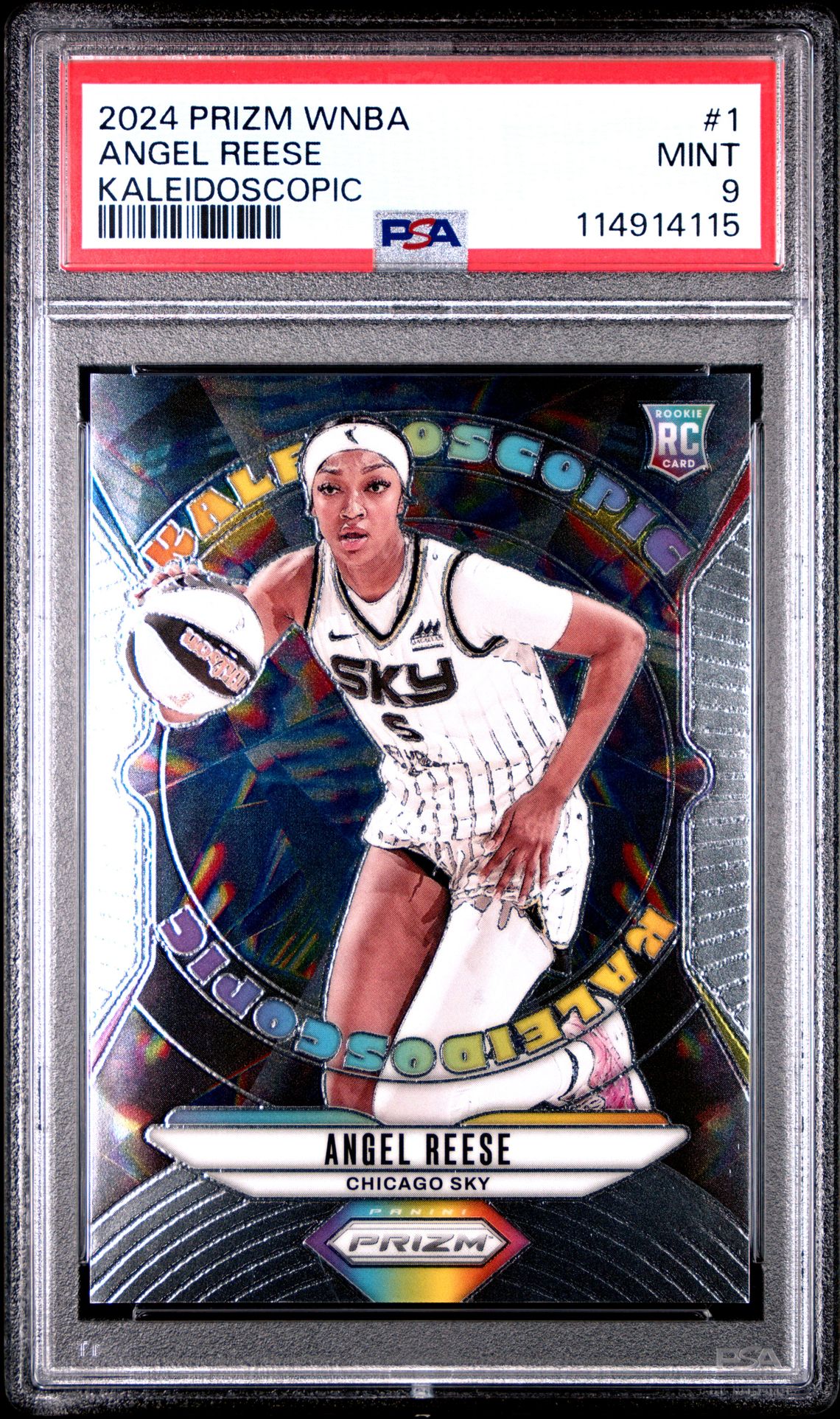 2024 Panini Prizm Wnba Kaleidoscopic Angel Reese #1 Mint 9 front