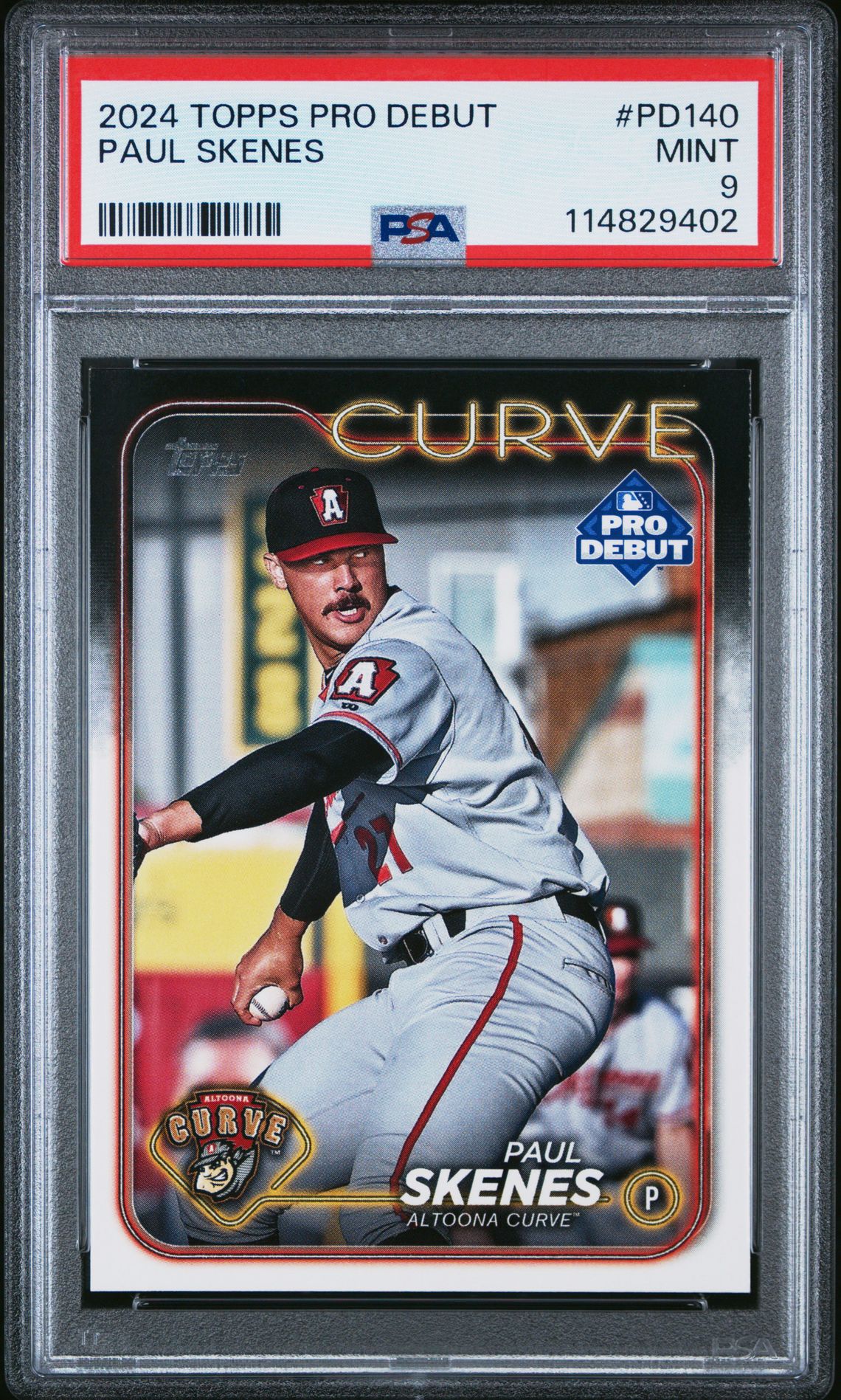 2024 Topps Pro Debut Paul Skenes #Pd140 Mint 9 front
