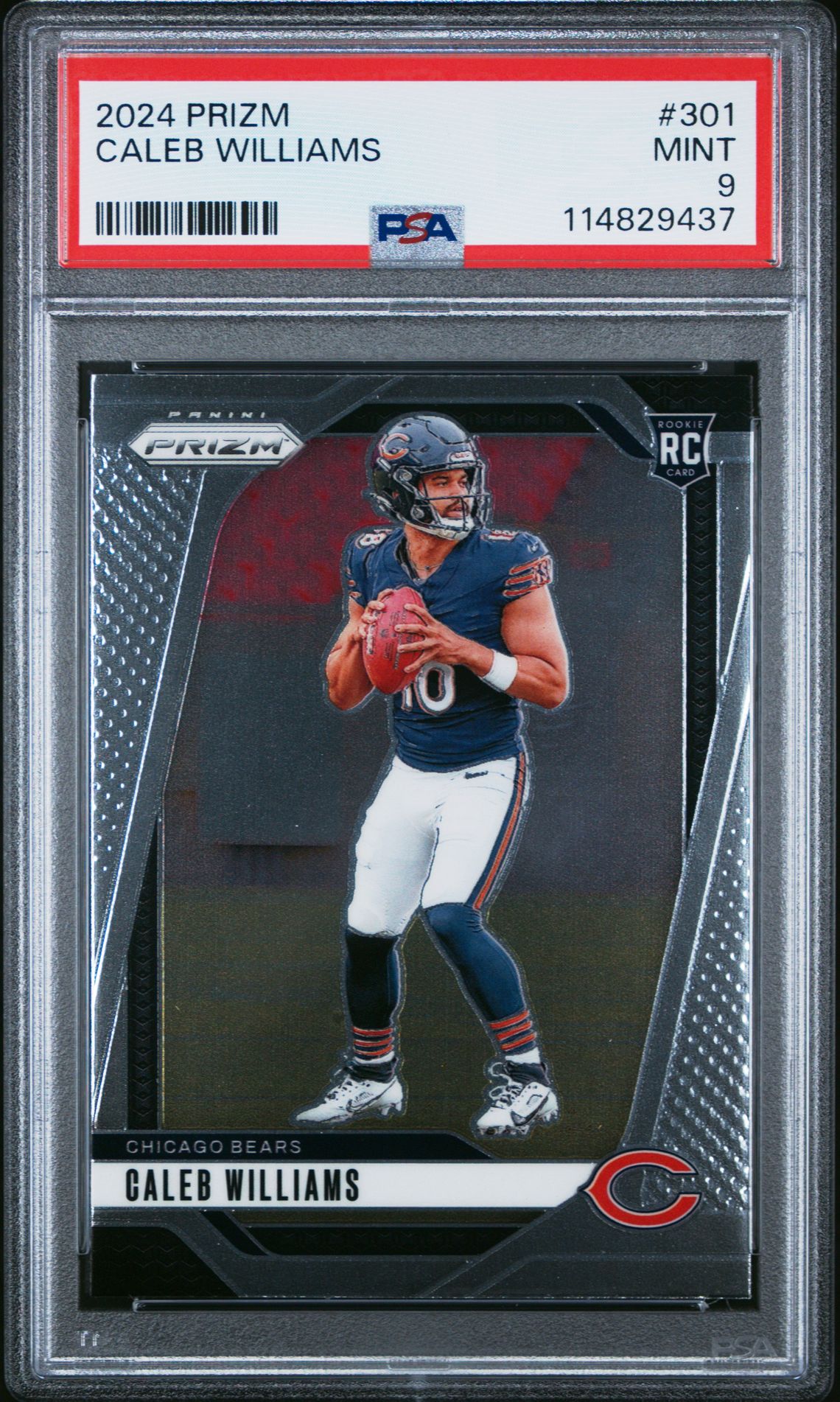 2024 Panini Prizm Caleb Williams #301 Mint 9 front