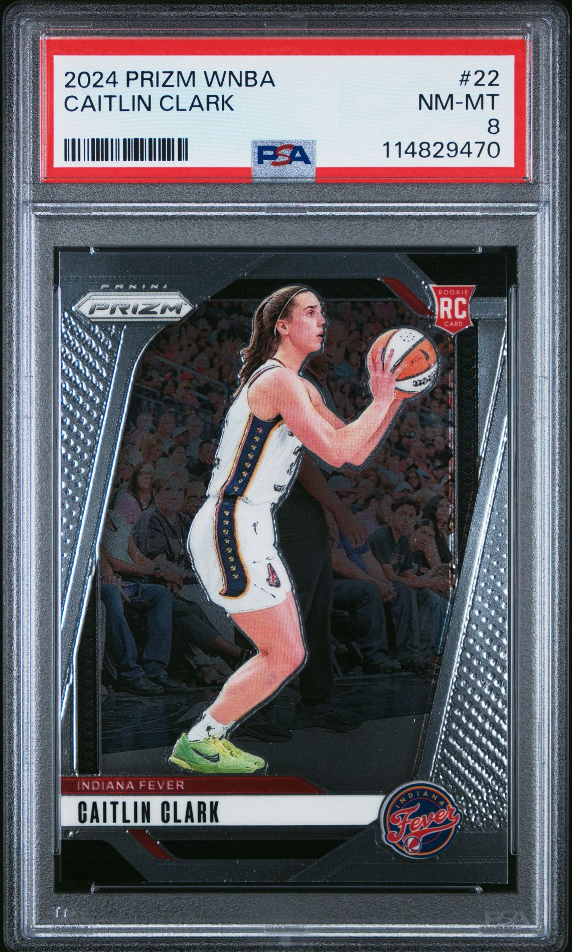 2024 Panini Prizm Wnba Caitlin Clark #22 Nm-Mt 8 front