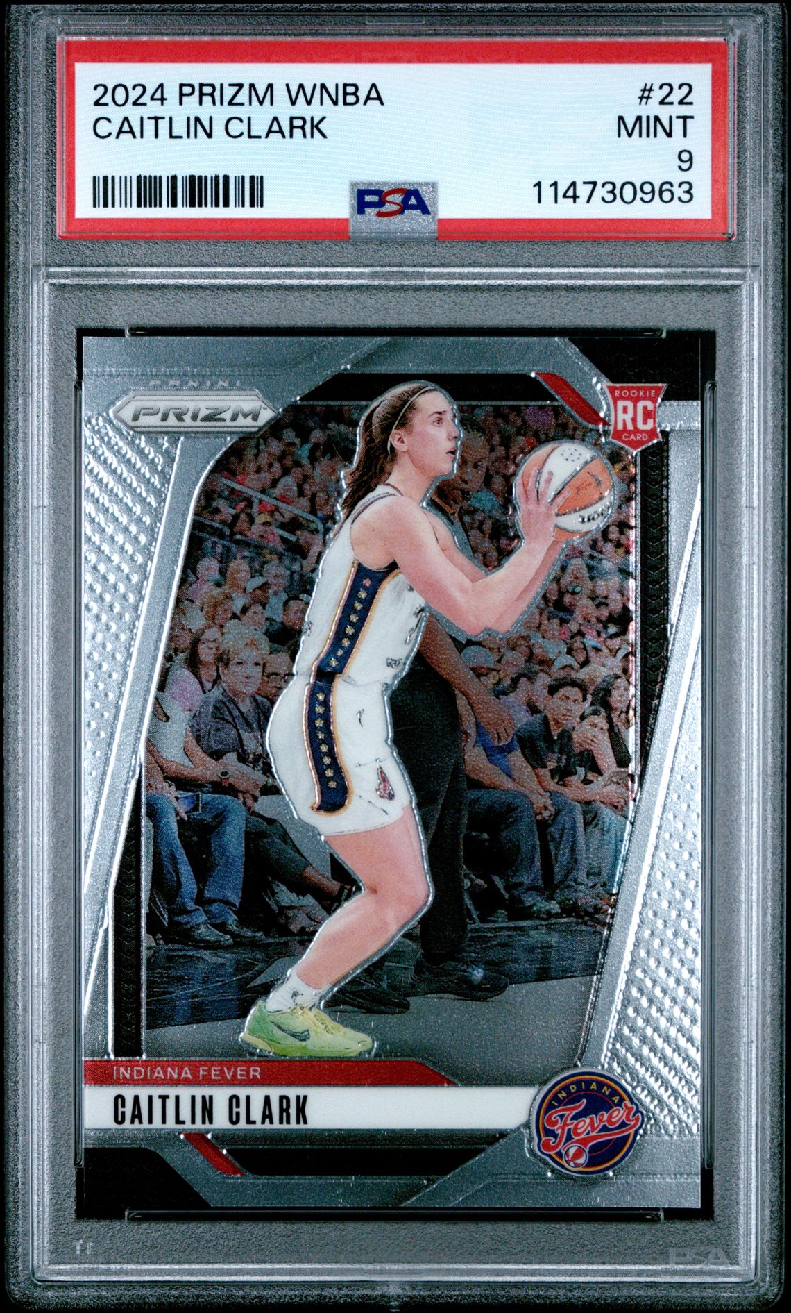 2024 Panini Prizm Wnba Caitlin Clark #22 Mint 9 front