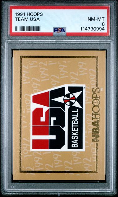 1991 Hoops Team Usa Nm-Mt 8 front