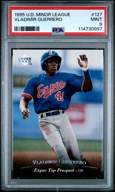 1995 Upper Deck Minor League Vladimir Guerrero #127 Mint 9 front