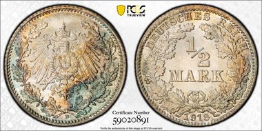 1918-D 1/2 Mk J-16 MS68