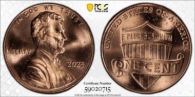 2023 1C Shield, Extra "V" MS66RD