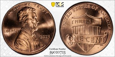 2023 1C Shield, Extra "V" MS66RD