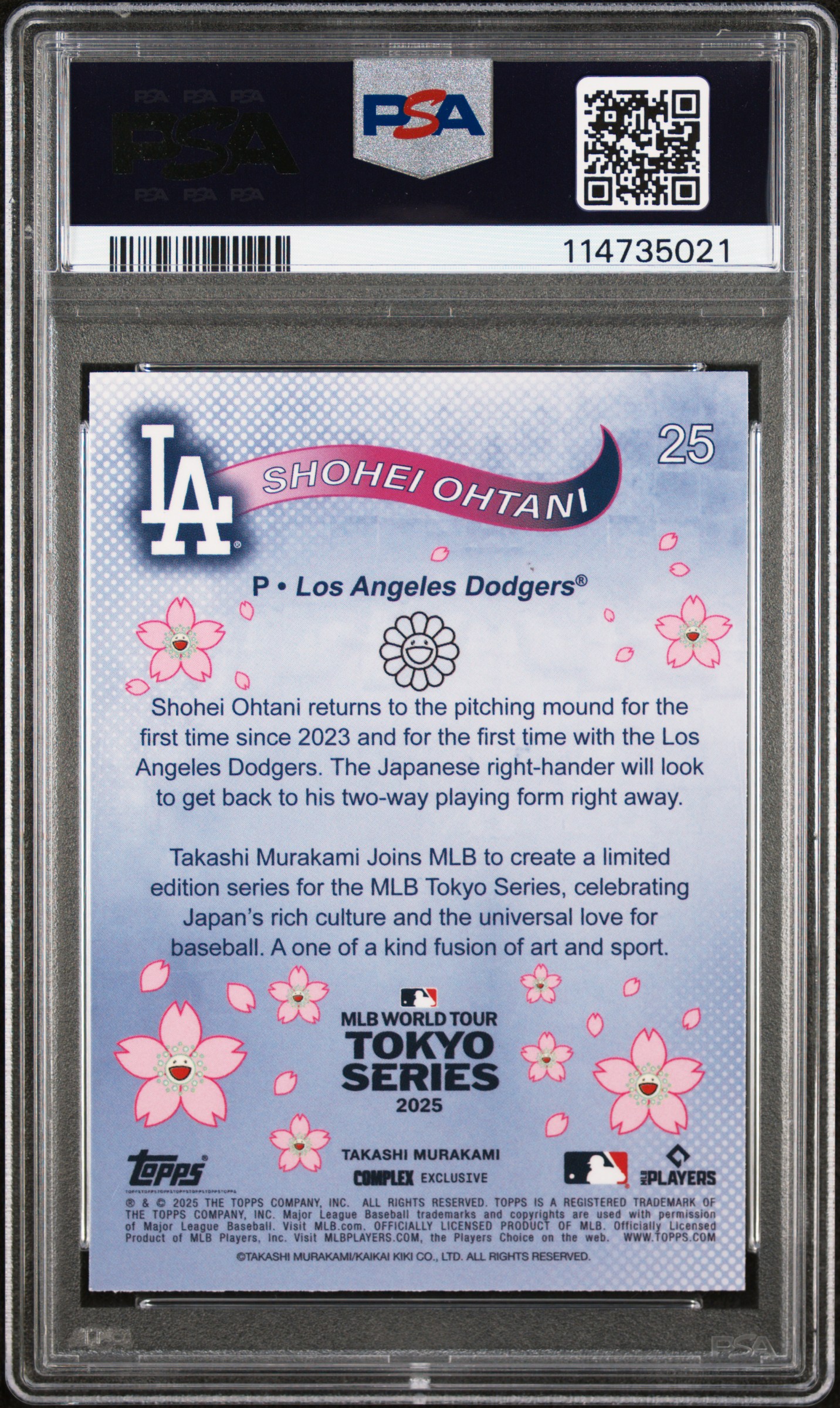 Raja's 2025 Topps Takashi Murakami + Mlb World Tour Tokyo Series