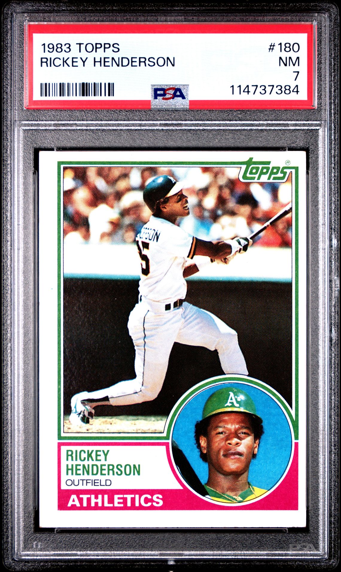 1983 Topps TOPPS #180 Rickey Henderson front