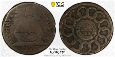 1787 Fugio 1C States United, 4 Cinq G4BN