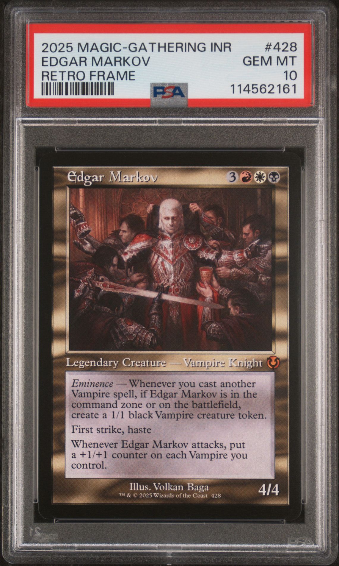 2025 MTG MAGIC THE GATHERING INNISTRAD REMASTERED Edgar Markov front
