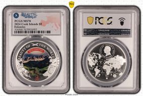 2024 $5 Dolomites Beauty of the World MS70