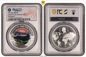 2024 $5 Dolomites Beauty of the World MS70