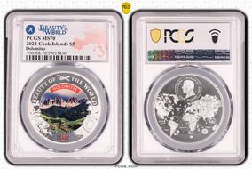 2024 $5 Dolomites Beauty of the World MS70