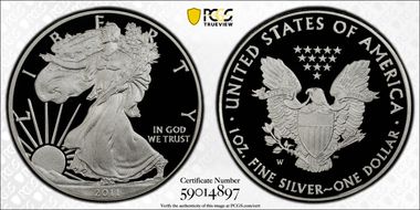 2011-W $1 Silver Eagle PR69DCAM