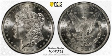 1888-S $1 MS66+