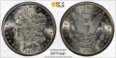 1887-S $1 MS63