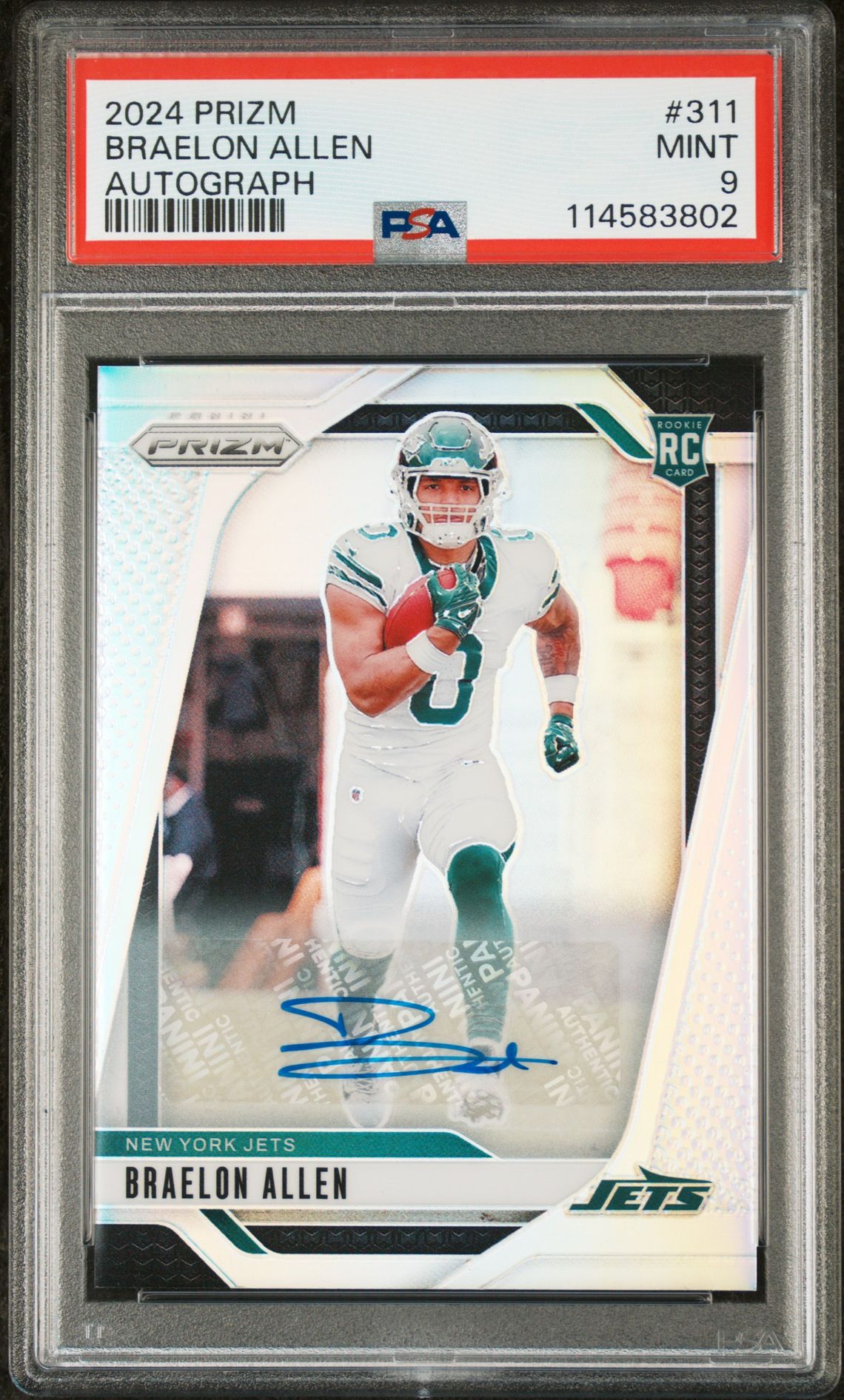 2024 Panini PANINI PRIZM AUTOGRAPH #311 Braelon Allen front
