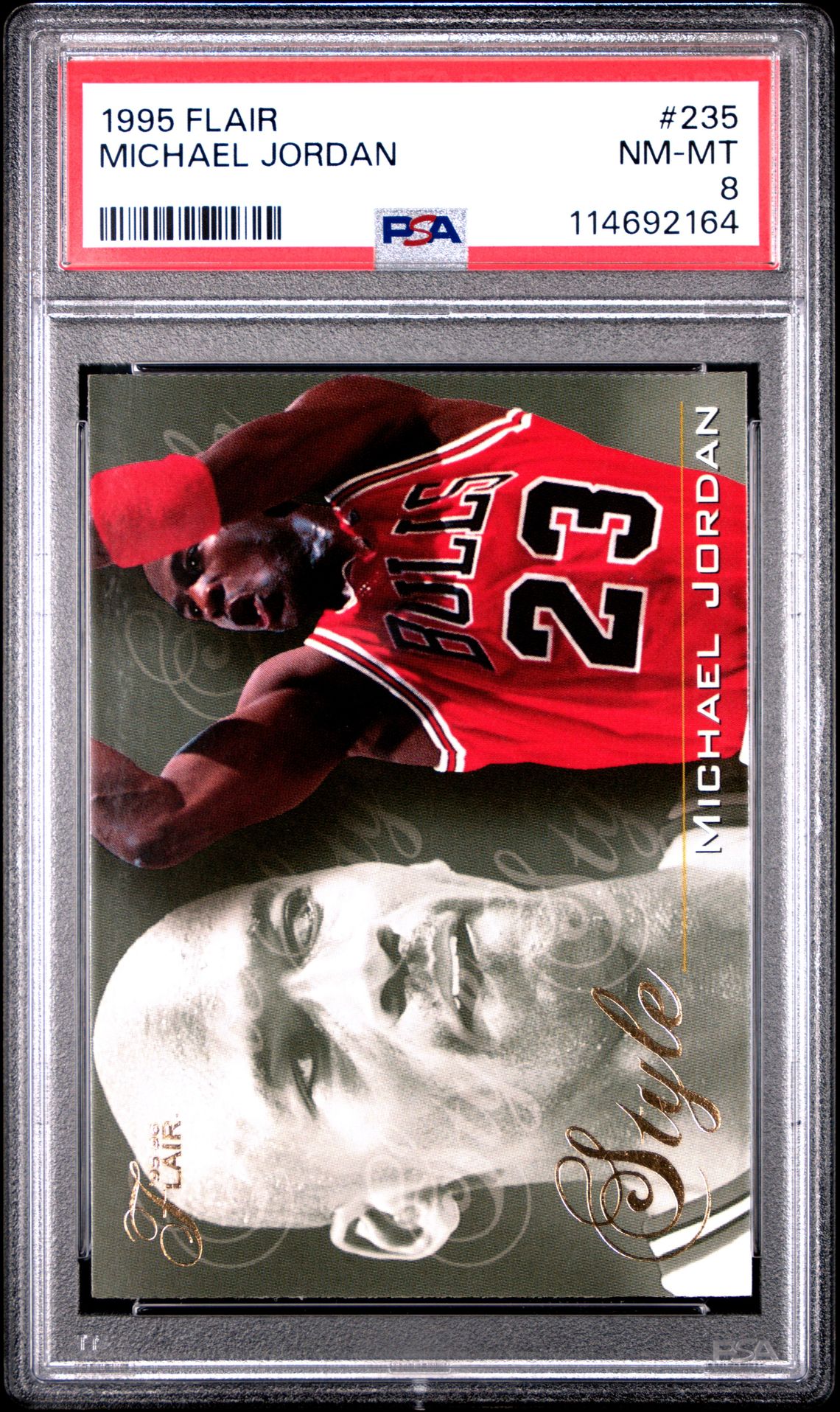 1995 Flair Michael Jordan #235 Nm-Mt 8 front