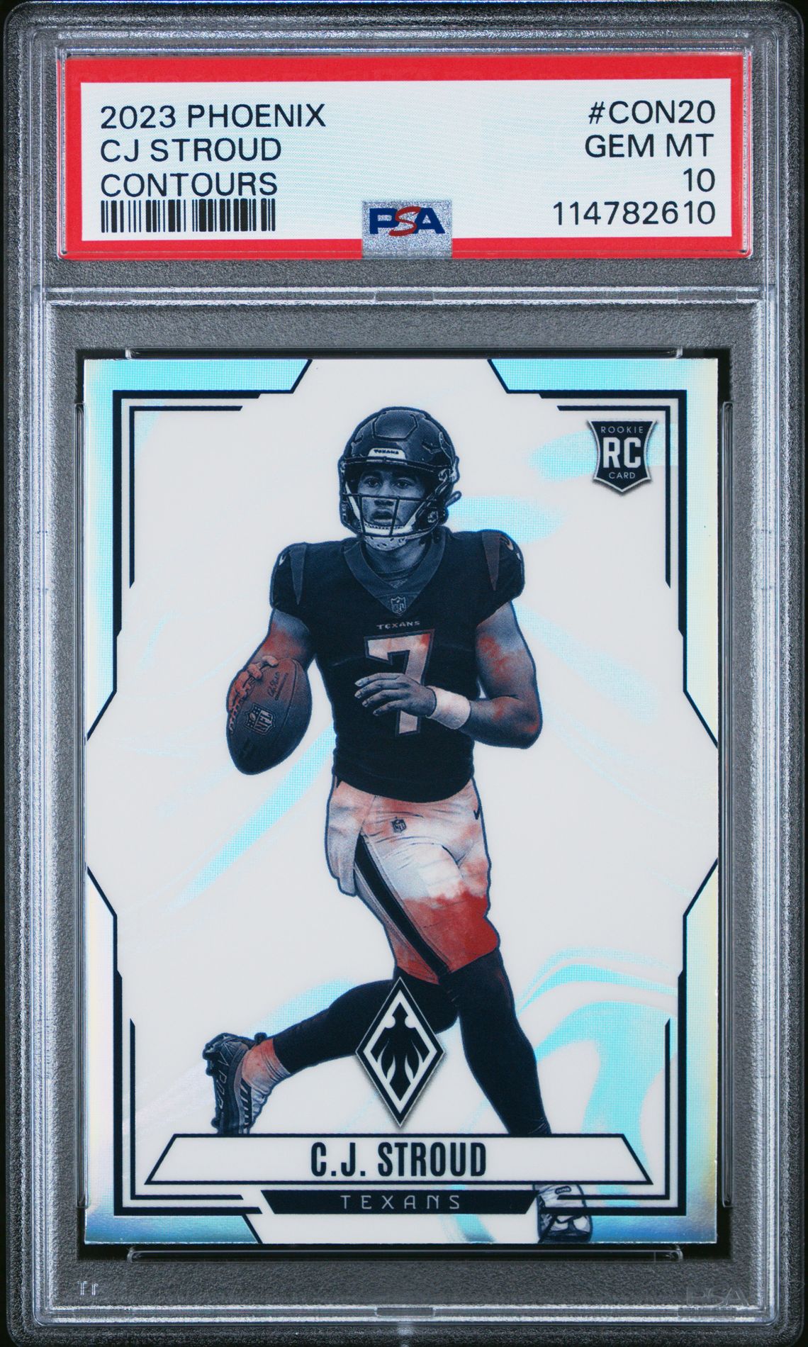 2023 Panini Phoenix Contours Cj Stroud #Con20 Gem Mt 10 front