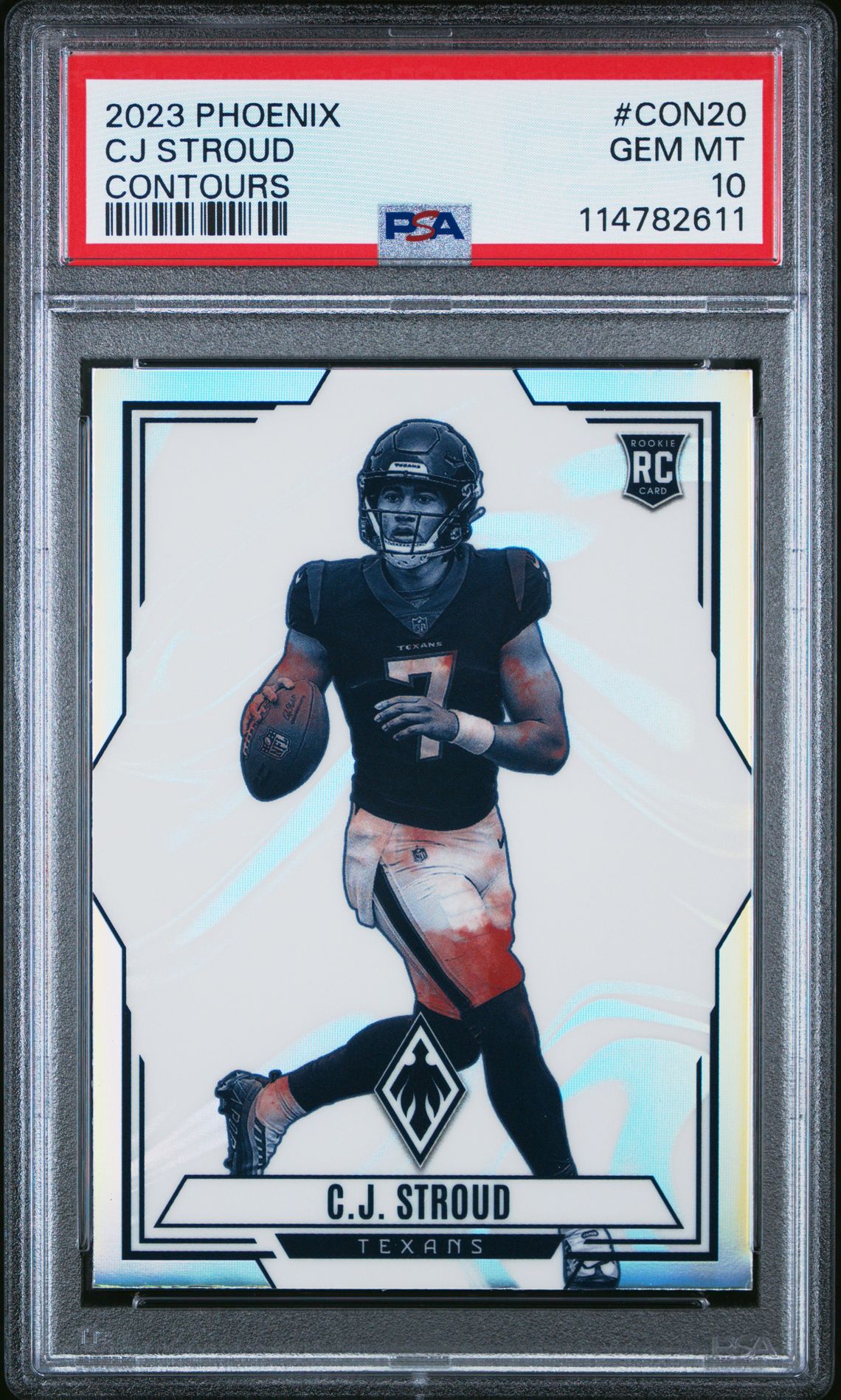 2023 Panini Phoenix Contours Cj Stroud #Con20 Gem Mt 10 front