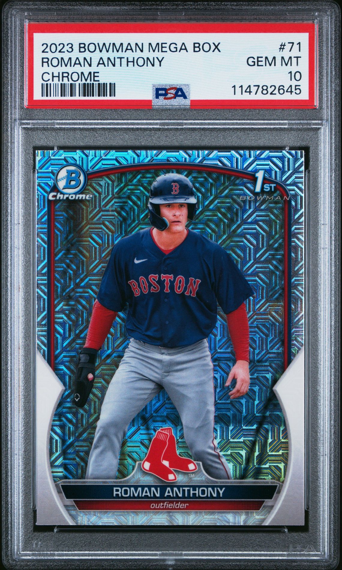 2023 Bowman Mega Box Chrome Roman Anthony #71 (Chrome) Gem Mt 10 front