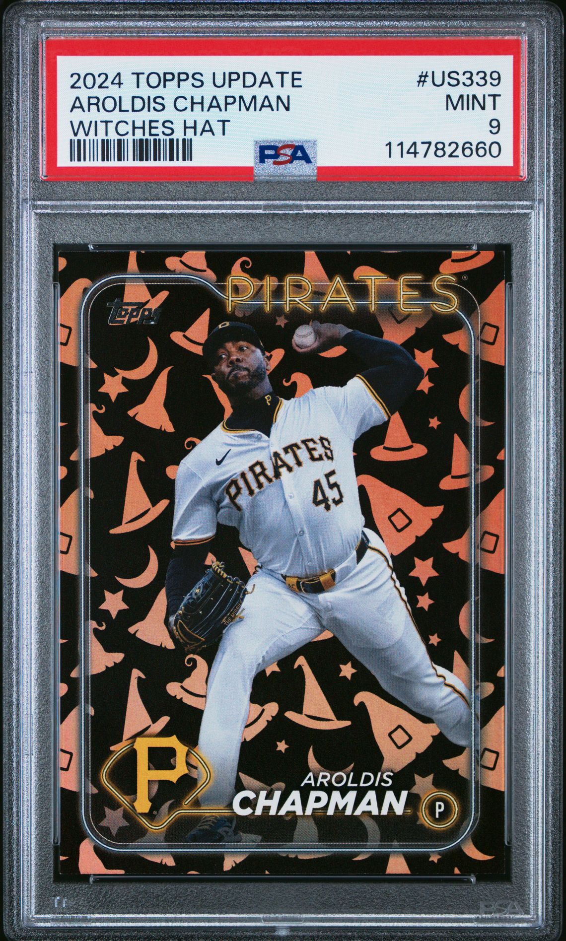 2024 Topps Update Aroldis Chapman #Us339 (Witches Hat) Mint 9 front