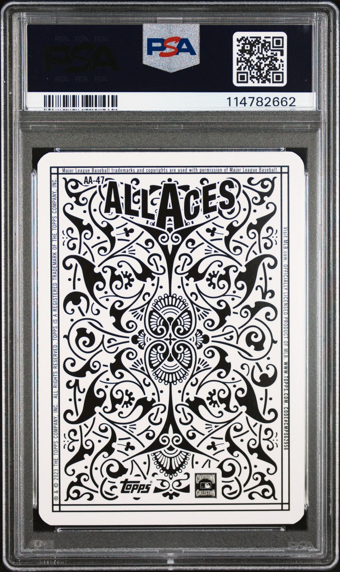 2023 Topps All Aces Randy Johnson #Aa47 (All Aces-Black) Mint 9 back