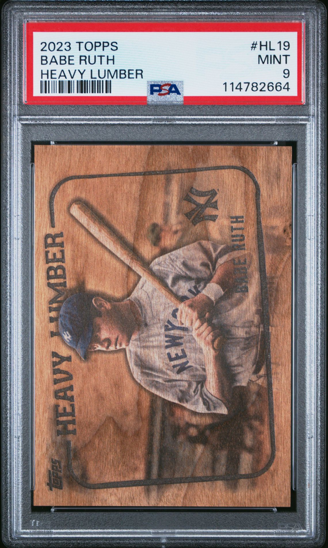 2023 Topps Heavy Lumber Babe Ruth #Hl19 (Heavy Lumber) Mint 9 front